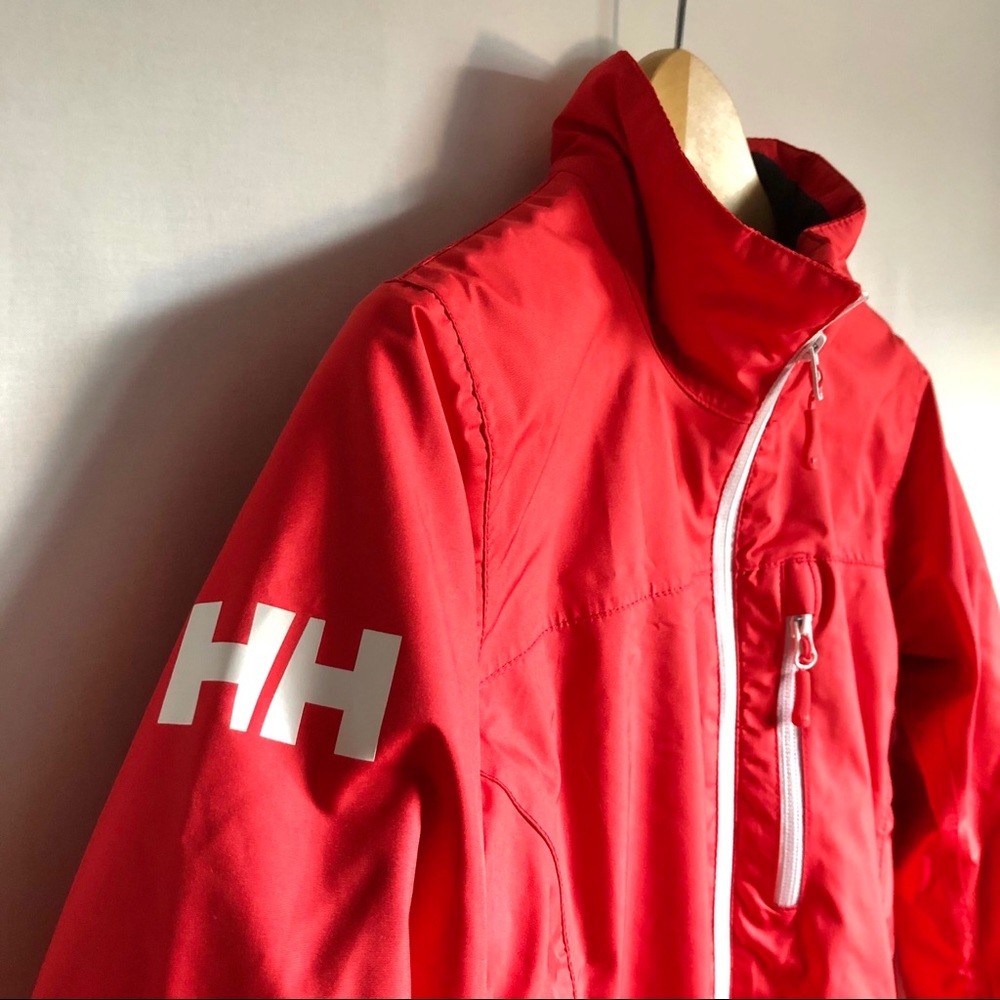 Helly Hansen lightweight neon snow jacket